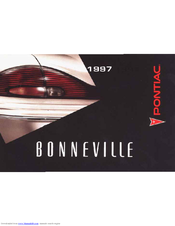 Pontiac BONNEVILLE 1997 Owner's Manual