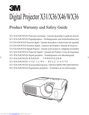 3M WX36 Product Warranty And Safety Manual