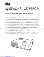 3M X36 Product Warranty And Safety Manual