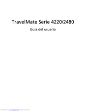 Acer 2480 2779 - TravelMate - Celeron M 1.6 GHz Guía Del Usuario
