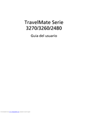 Acer 3260 4484 - TravelMate - Core Duo 1.73 GHz Guía Del Usuario