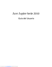 Acer Aspire 2010 Series Guía Del Usuario