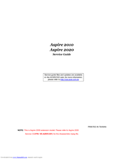 Acer Aspire 2010 Service Manual