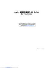 Acer Aspire 2920 Series Service Manual