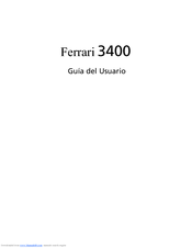 Acer Ferrari 3400 Guía Del Usuario