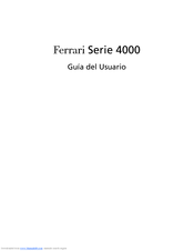 Acer Ferrari 4000 Series Guía Del Usuario