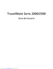 Acer TravelMate 2500 Guía Del Usuario