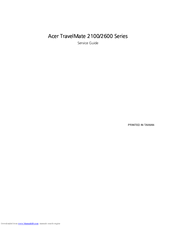 Acer TravelMate 2600 Series Service Manual