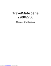 Acer TravelMate 2700 Seires Manuel D'utilisation