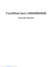 Acer TravelMate 4000 Guía Del Usuario