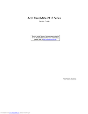 Acer TravelMate 2410 Series Service Manual