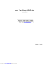 Acer TravelMate 4400 Service Manual