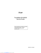 Acer 8210 6632 - TravelMate - Core 2 Duo GHz Service Manual