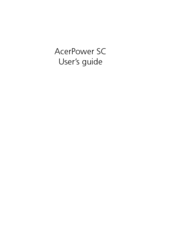 Acer Power Sc User Manual