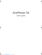Acer Power Sd User Manual