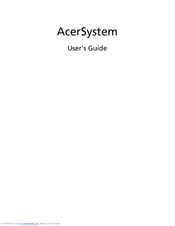 Acer Aspire M1620 User Manual