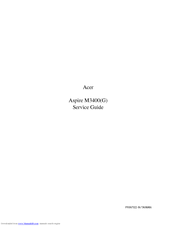 Acer Aspire M3400 Service Manual