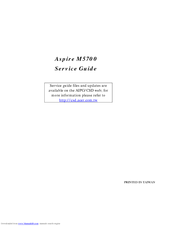 Acer Aspire M5700 Service Manual