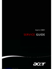 Acer Aspire Z3801 Service Manual