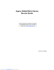 Acer Aspire Z5610 Series Service Manual