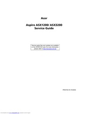 Acer Aspire ASX3200 Service Manual