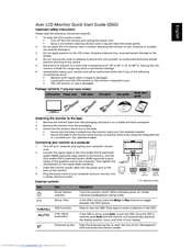 Acer P224W Quick Start Manual