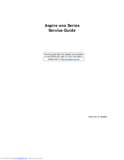 Acer Aspire One AOP531h Service Manual