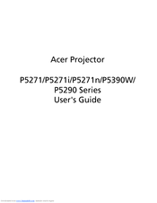 Acer P5290 Series User Manual