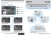 Sony VGF-CP1 - Vaio Wi-fi Photo Frame Quick Reference Manual