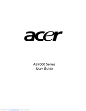 Acer AB7000 Series User Manual