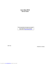 Acer Altos R510 Service Manual