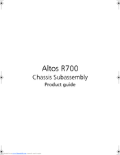 Acer Altos R701 Product Manual