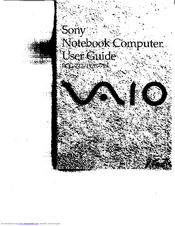 Sony Vaio PCG-719 User Manual