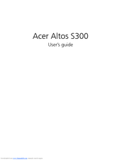 Acer Altos S300 User Manual
