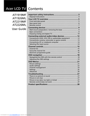 Acer AT1919MF User Manual