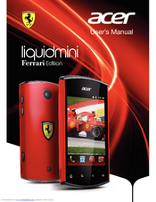 Acer liquidmini Ferrari Edition User Manual