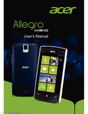 Acer Allegro M310 User Manual