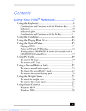 Sony VAIO PCG-FX240 User Manual