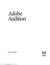 Adobe Audition User Manual