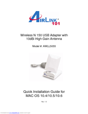 Airlink101 AWLL5055 Quick Installation Manual