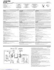 Alpine KCE-104V - A/V Switcher - External Owner's Manual