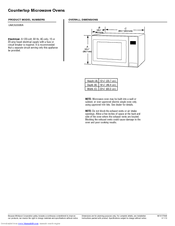 Amana UMC5200BA Dimension Manual