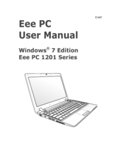 Asus Eee PC 1201X User Manual
