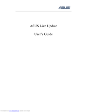 Asus Live Update User Manual