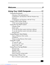 Sony PCG-SRX87 VAIO User Guide  (primary manual) User Manual