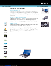 Sony VAIO VGN-AW335J/H Specifications