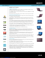 Sony VAIO VGN-FW495J/T Specifications