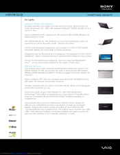 Sony VAIO VGN-P610Q Specifications