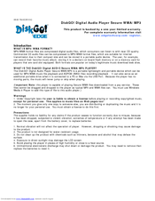 Edge DiskGO! Digital Music Player User Manual