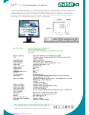 Edge10 C171 Specifications